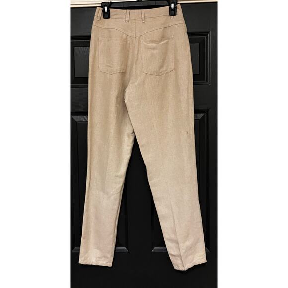 Talbots Linen Pants Women’s Size 4 Beige Lightweight – Read Description - Picture 2 of 8